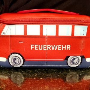 NWT Volkswagen Firetruck Neoprene Bag